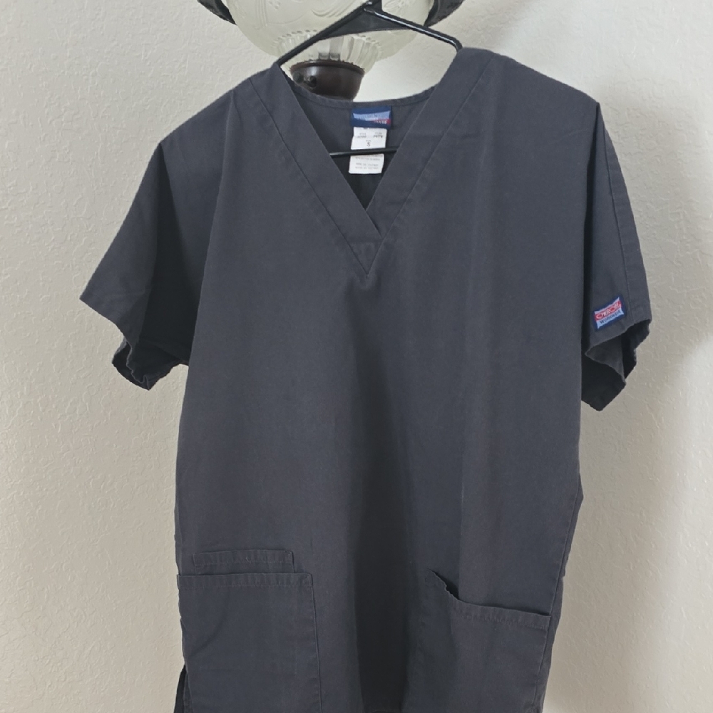 Cherokee Dark Gray Scrub Top Total Of 5